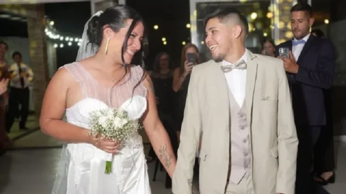 Solange Agustina Ayala e Isaías Díaz Núñez, una pareja trans, se casaron por iglesia en Corrientes y desataron la polémica.