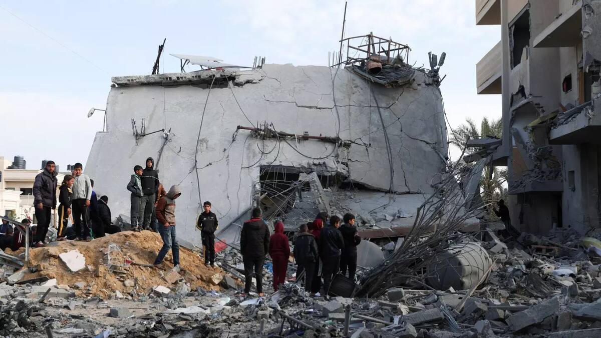 Guerra en Gaza. Foto: Reuters