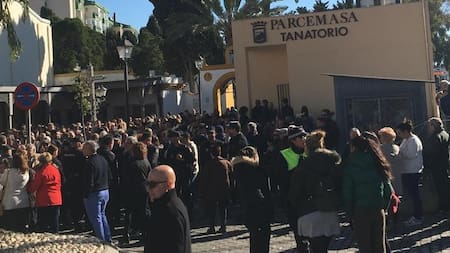 Último adiós a Julen, el niño que cayó en un pozo en España