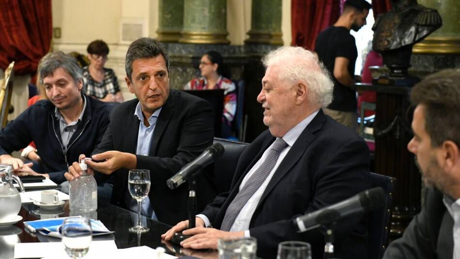 Sergio Massa y Ginés González García - Reunión por coronavirus
