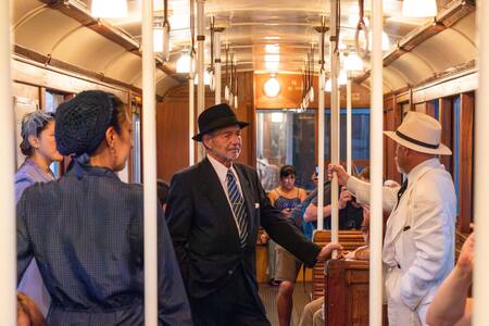 Subte antiguo Línea A. Fuente: Gentileza GBA