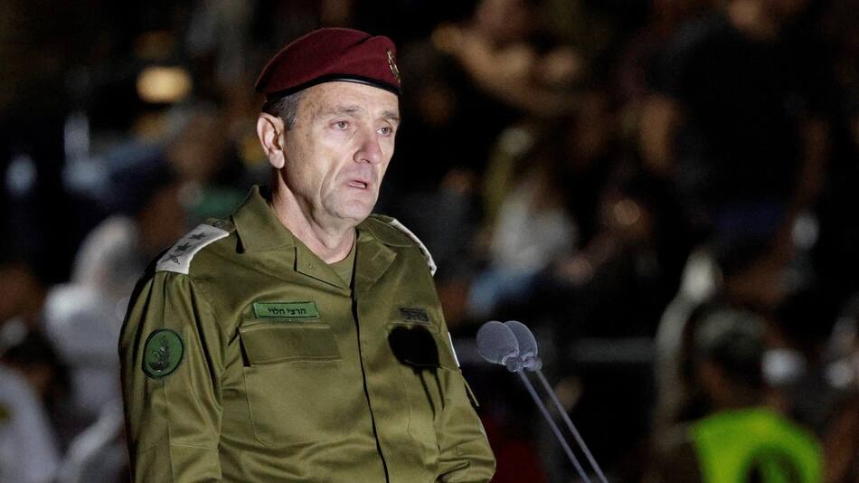 Herzi Halevi, jefe del Estado Mayor de Israel. Foto: Reuters (Amir Cohen).