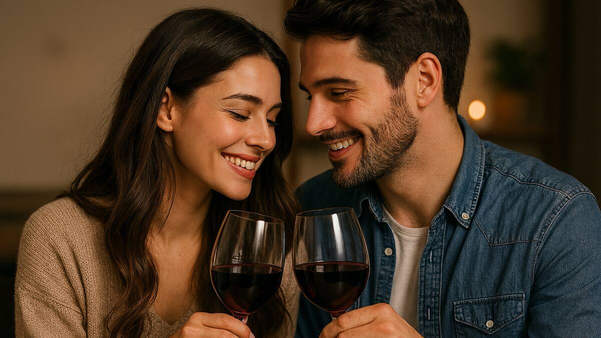 Pareja en San Valentín