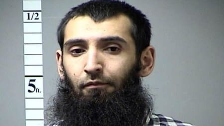 Sayfullo Saipov, terrorista condenado por la muerte de cinco argentinos en Nueva York.