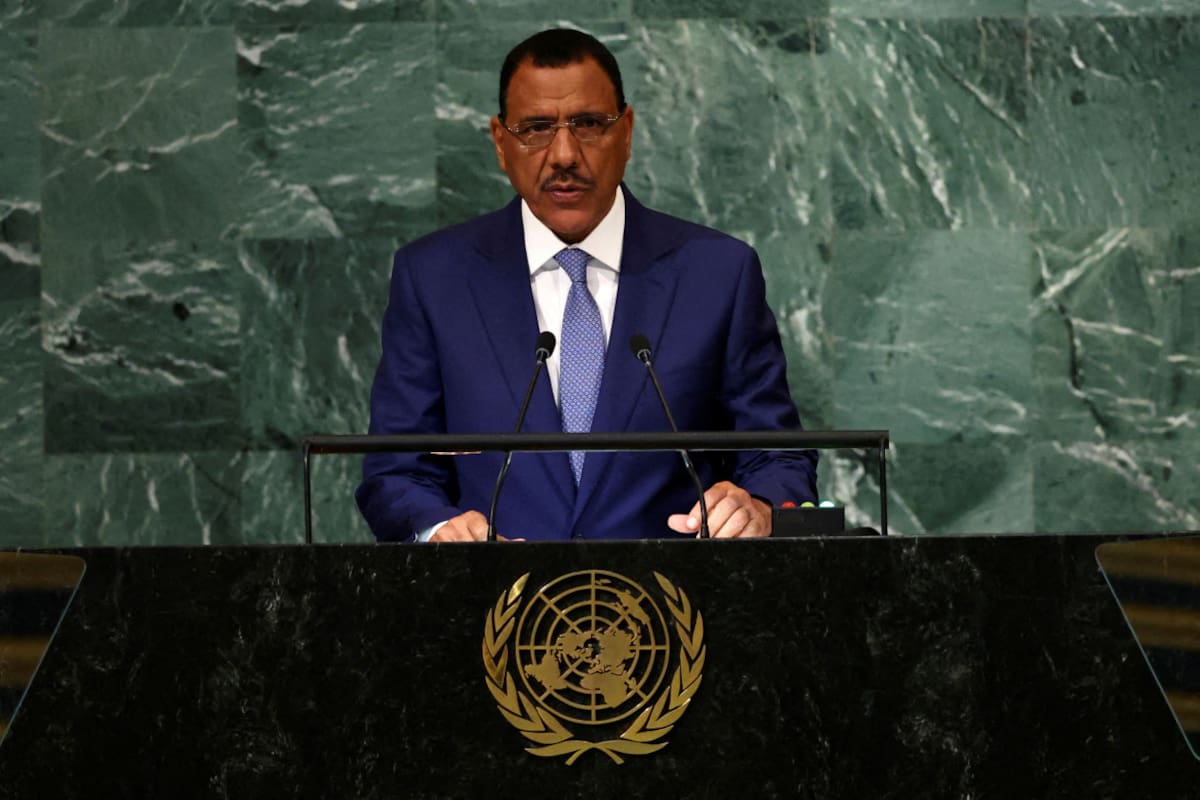 Mohamed Bazoum, presidente derrocado de Níger. Foto: Reuters.
