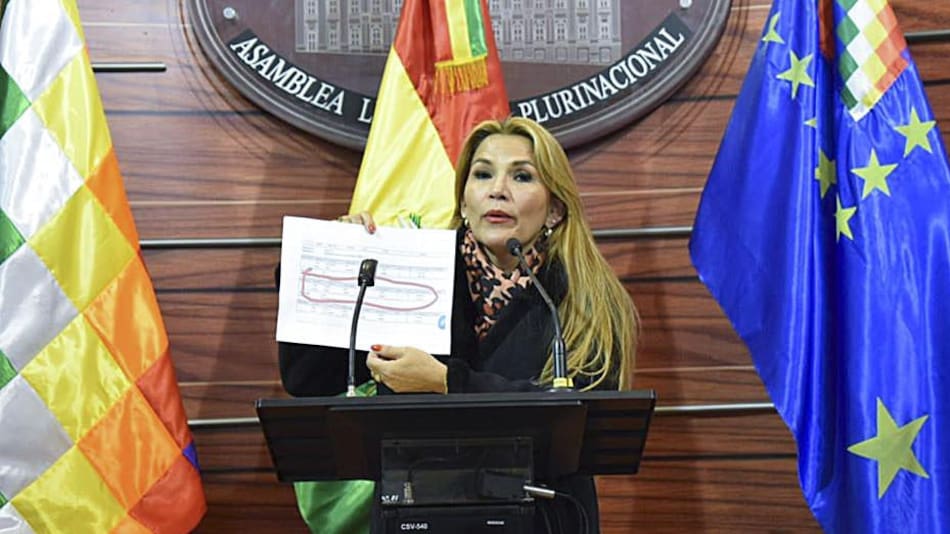 Jeanine Añez, presidenta Bolivia, NA