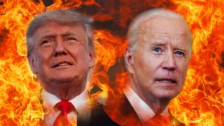 Donald Trump y Joe Biden. Foto: archivo Canal 26