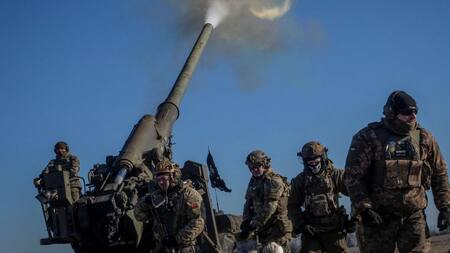Bajmut, guerra en Ucrania. Foto: REUTERS