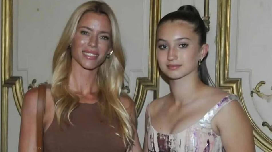 Nicole Neumann y su hija Indiana. Foto: redes.