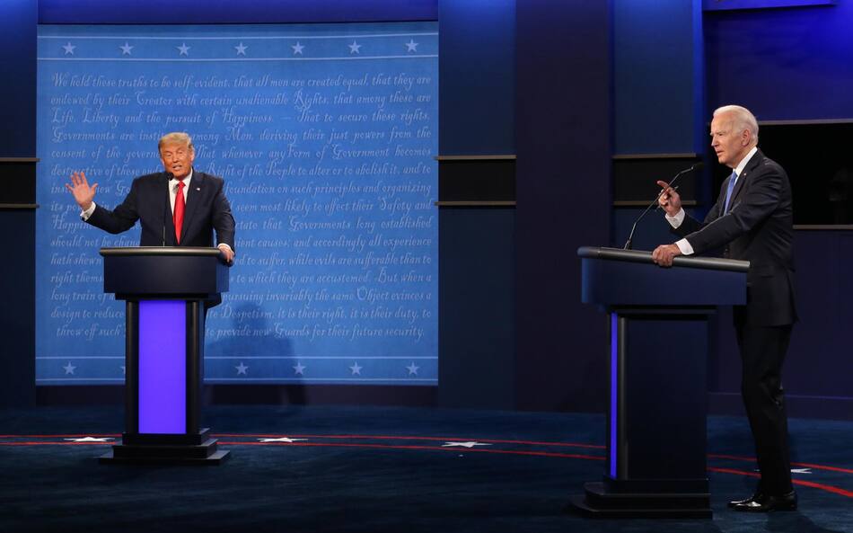 Donald Trump y Joe Biden. Foto: EFE.
