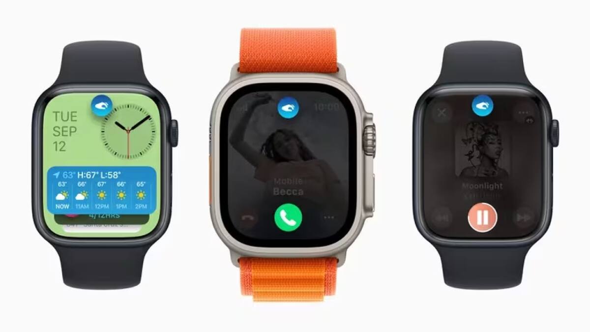 Relojes inteligentes. Foto: Apple