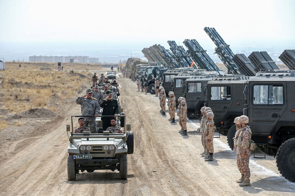 Ejercicios militares en Irán. Foto: Reuters.