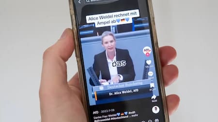 Presencia de la ultraderecha alemana en TikTok. Foto: Gentileza Guido Schiefer.
