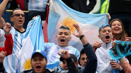 Hinchas argentinos