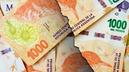Pérdida de valor del dinero argentino