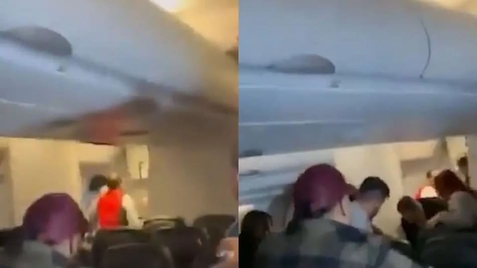Pasajero intentó abrir la puerta de la cabina de un avión.