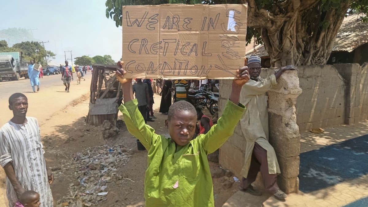 Conmoción en Nigeria por las malas condiciones de los secuestrados. Foto: Reuters