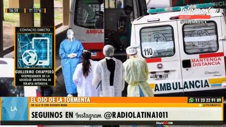 Guillermo Chiappero, vicepresidente de la Sociedad Argentina de Terapia Intensiva, Radio Latina