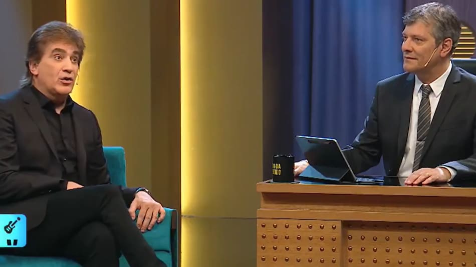 Una entrevista durante el programa "Otro Dia Perdido"