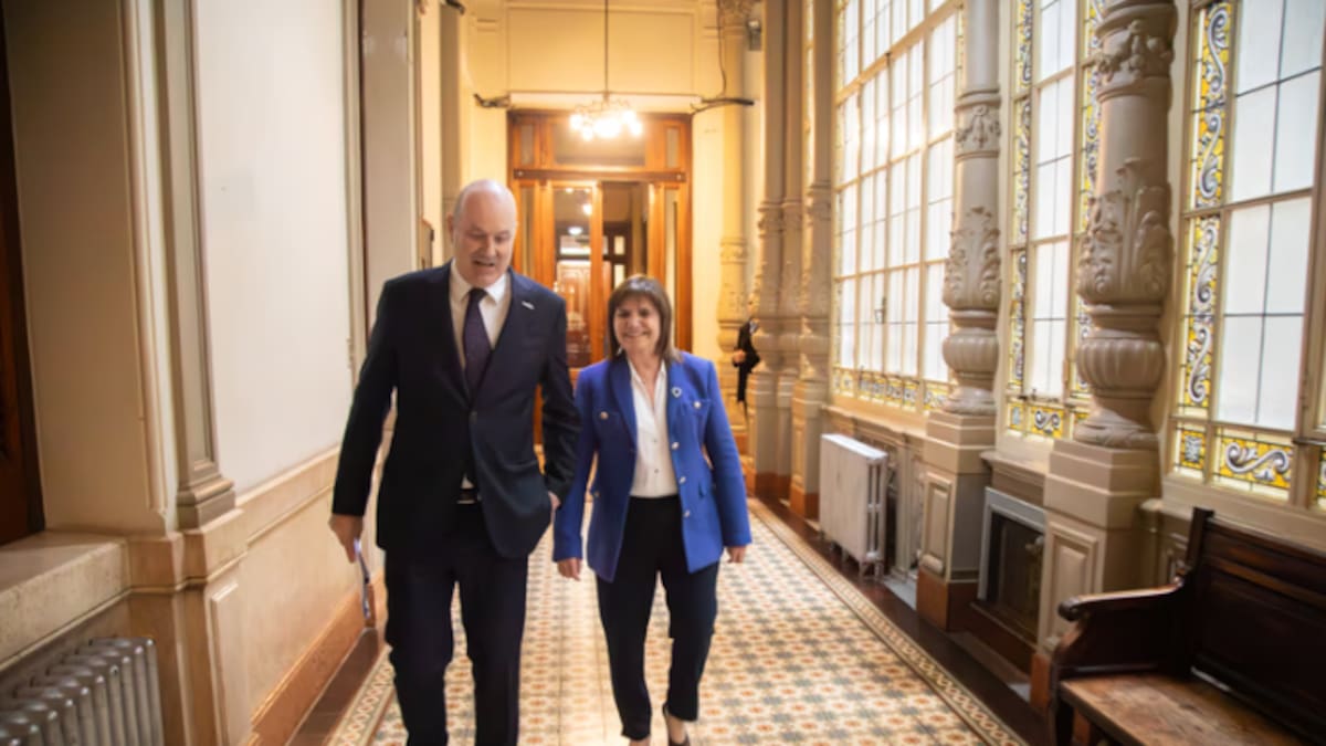 Federico Sturzenegger y Patricia Bullrich.