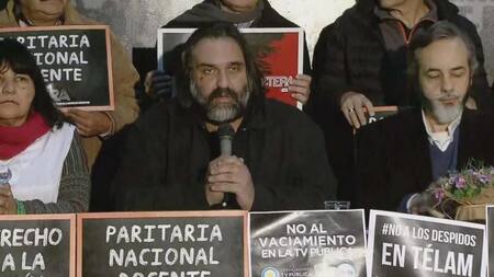 Paro docente - SUTEBA - Baradel