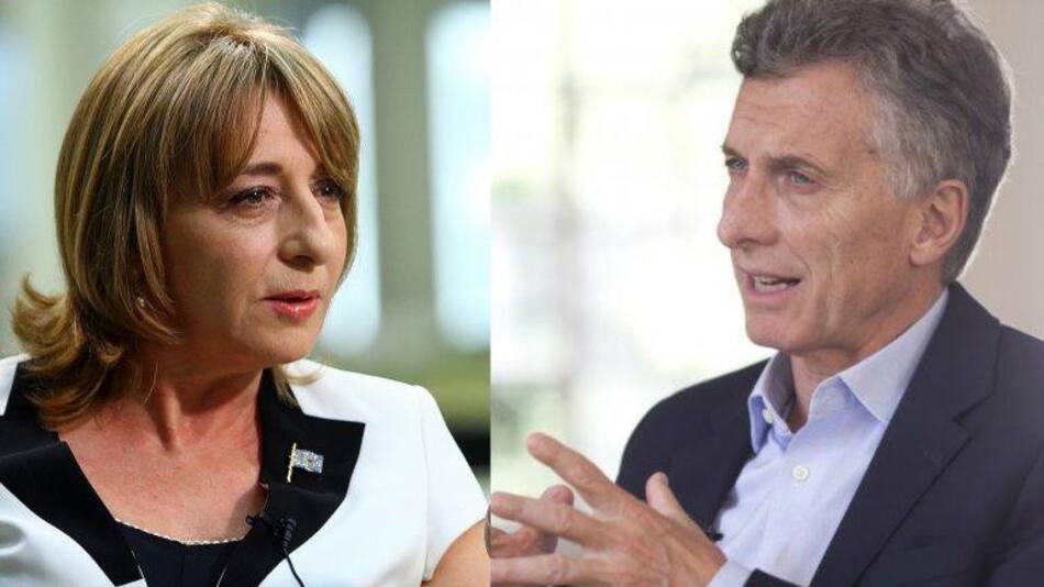 Mauricio Macri y Alejandra Gils Carbó