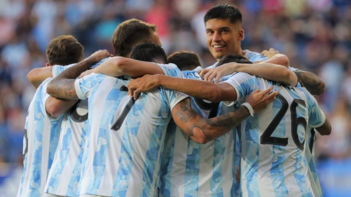 Selección Argentina. Foto: NA.