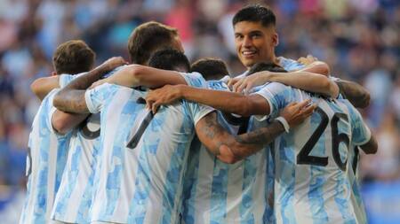 Selección Argentina. Foto: NA.