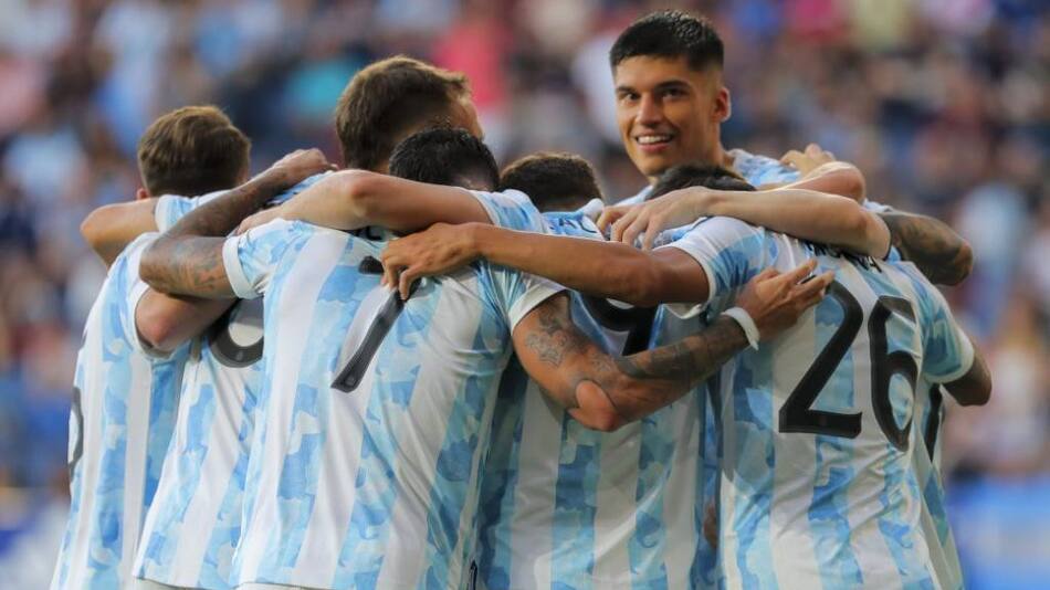 Selección Argentina. Foto: NA.