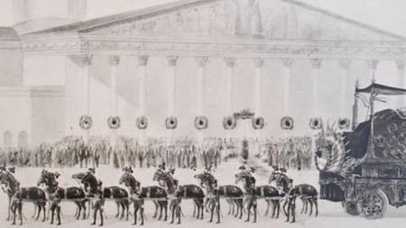 Llegada de los resto de San Martín a Buenos Aires