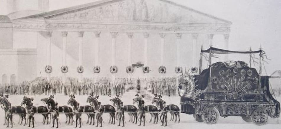 Llegada de los resto de San Martín a Buenos Aires