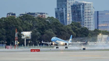 Aeroparque Jorge Newbery, aviones, Aerolíneas Argentinas, NA