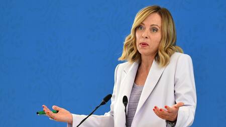 Giorgia Meloni, primera ministra de Italia. Foto: Reuters.