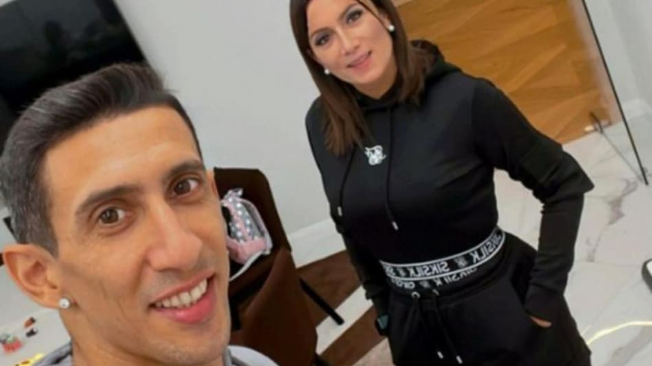 Ángel Di María y Jorgelina Cardoso. Foto: Instagram/jorgelinacardoso26