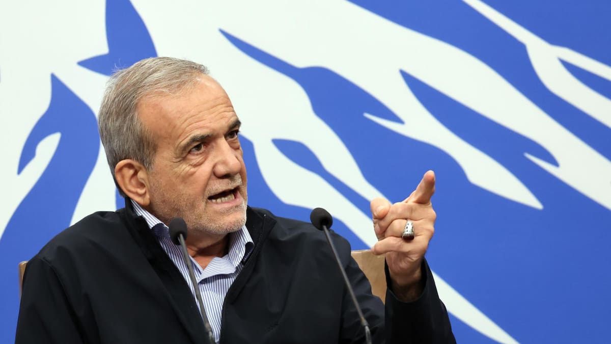 Masoud Pezeshkian, presidente de Irán. Foto: EFE