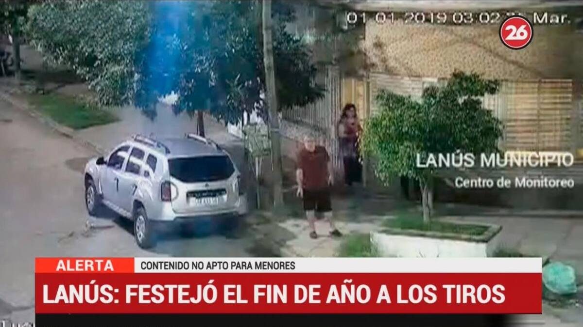 Disparaba en plena calle de Lanús durante festejos de año nuevo, fue detenido