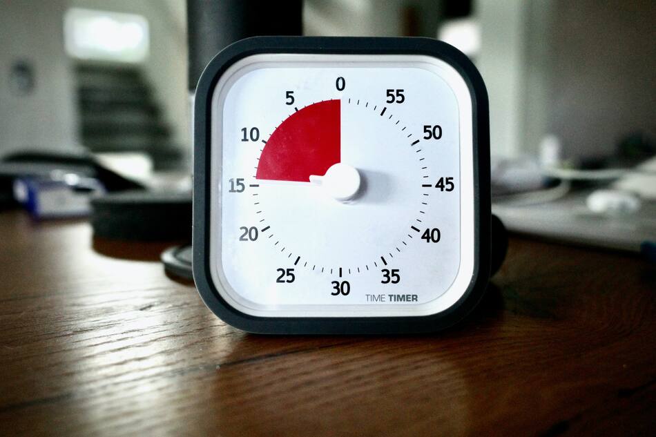 Reloj, tiempo, temporizador. Foto: Unsplash