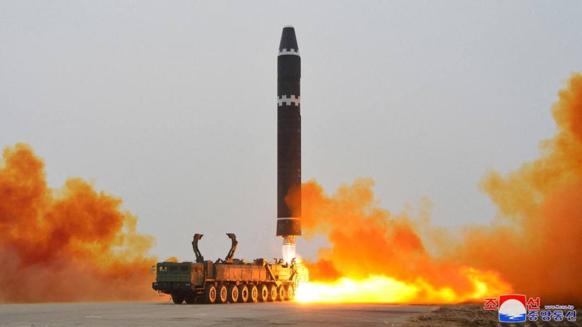 Misil de Corea del Norte. Foto: Reuters.