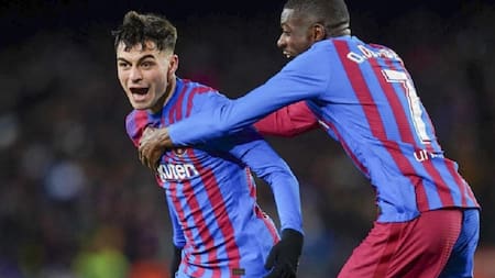 Festejo de gol del Barcelona, NA