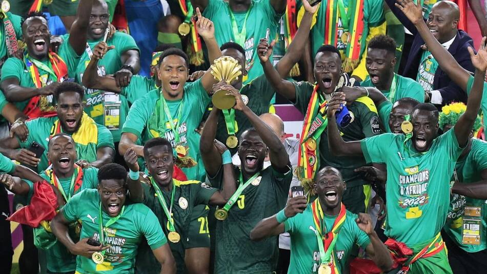 Senegal campeón de la Copa de África. Reuters