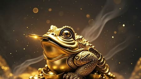 Sapo de tres patas, Feng Shui