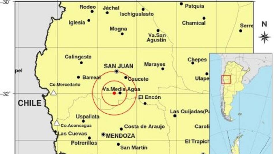 Sismo en San Juan