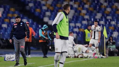 Festejo del Parma ante el Napoli por Serie A, REUTERS