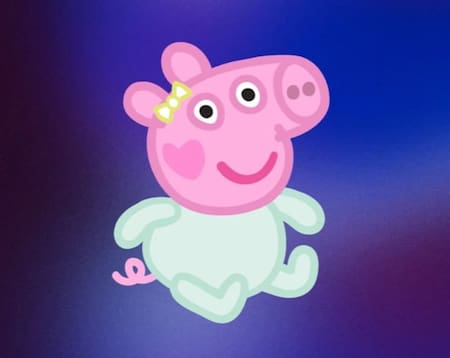 Nació la hermanita de Peppa Pig. Foto: redes sociales.