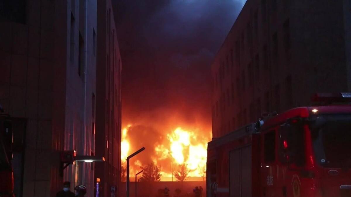 Incendio en China_EFE