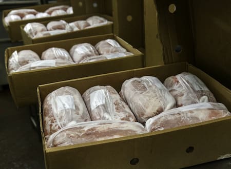 Importaciones de carne. Foto: NA.