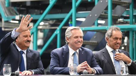 Alberto Fernández en La Rioja. Foto: NA.