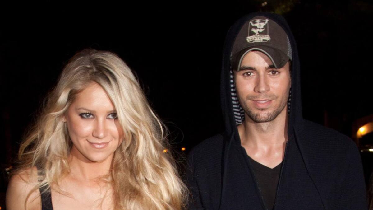 Enrique Iglesias y Anna Kournikova