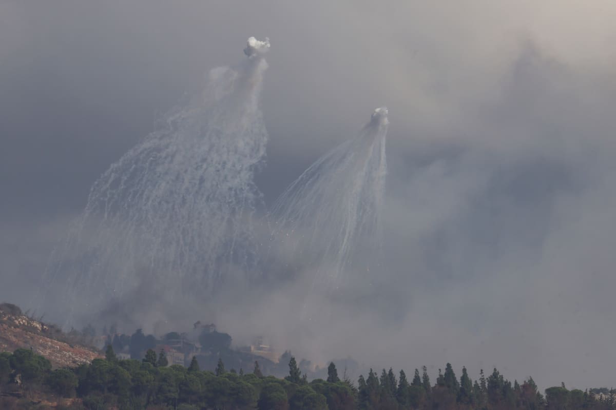 Ataques en el Líbano por parte del Ejército de Israel. Foto: EFE.