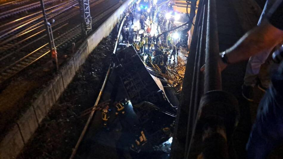 Un accidente dejó numerosas víctimas en Venecia. EFE